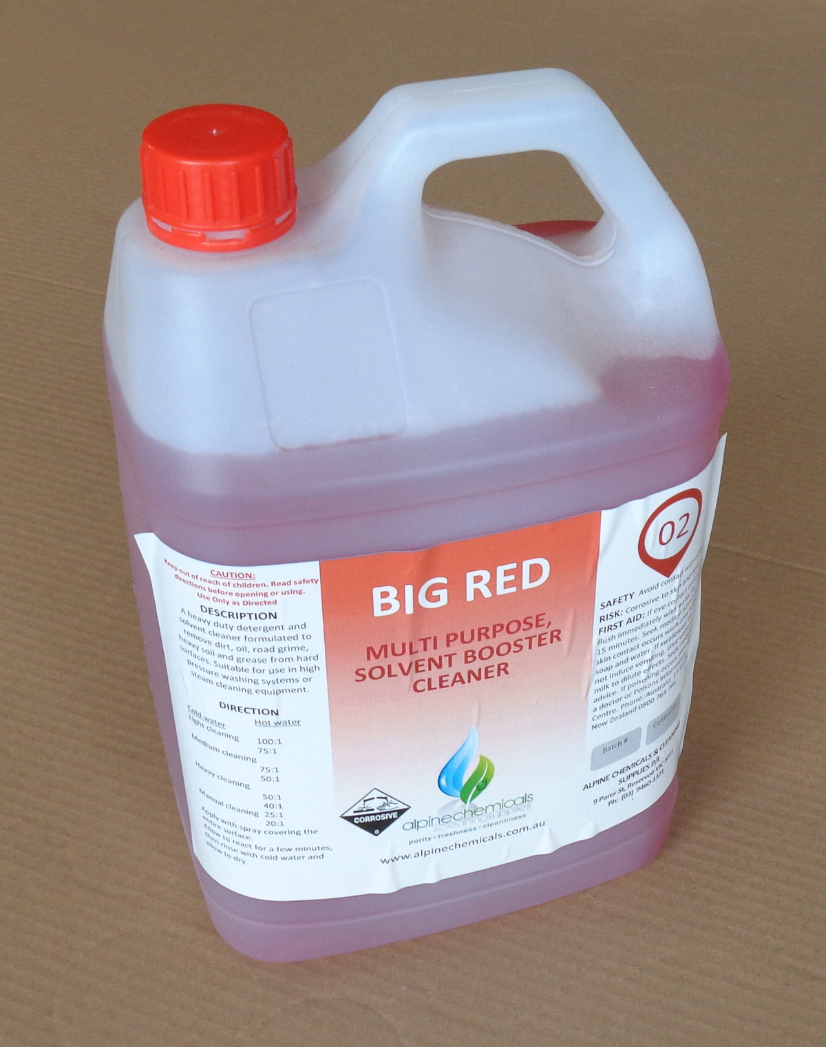 66979 5lt Big Red Floor Cleaner Pickles N Things