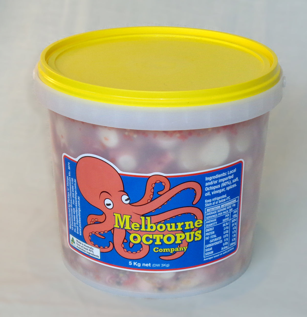 66308 - 5kg MOC Octopus (3kg DW) Imported | Pickles N Things
